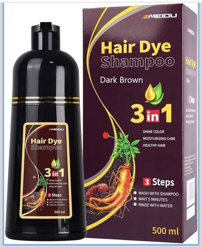 500ml dark brown hair dye - dark,