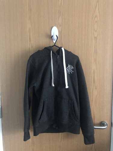 Rangers grey hoodie medium - rangers,