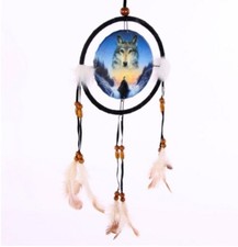 Cosmic Wolf Dreamcatcher 16cm