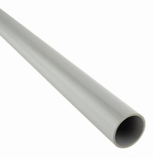 Push-Fit Waste Pipe 500mm Length | 32mm / 40mm | Black / White / Grey