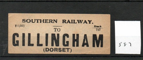 Southern railway luggage - sr,