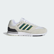 Authentic Adidas Run 80s ® ( Men UK 8.5, 9 & 10.5 ) Old School Style Beige Green