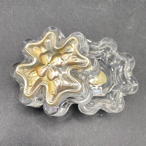 Silver cross topped - cross, crystal