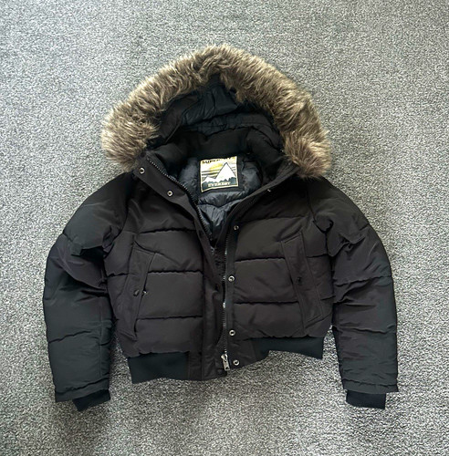 Superdry everest black hooded - superdry,