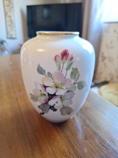 Rosenthal Porcelain Hand Painted Flower Vase Made In Germany