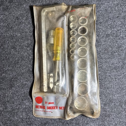 Vintage sears 21pc 1 - 1/4", 1/2"