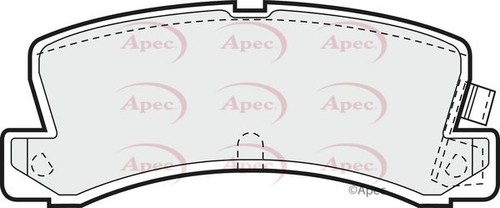 Apec rear brake - rear, pad
