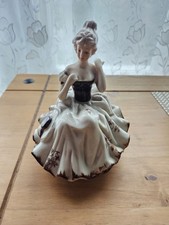 Music Box Figurine Swan Lake