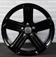 YOURS FOR OURS Genuine Volkswagen Golf R Cadiz MK7 MK6 18” BLACK Alloy Wheels