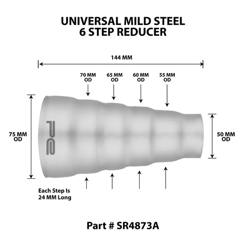 Universal exhaust pipe - exhaust, reducer