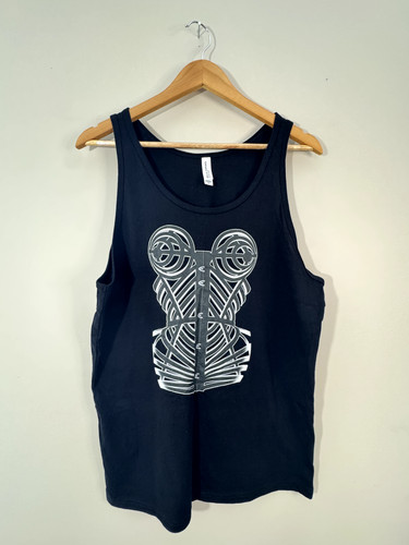 Men tank top black madonna - men's, black,