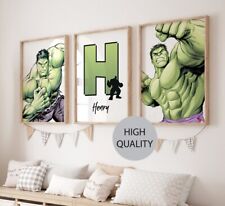 Personalised Hulk Set of 3