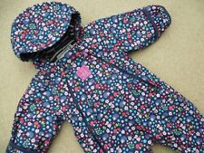 Jojo Maman Bebe SNOWSUIT  3-6M 🍄🦔  Waterproof Fleece Lined All In One Nr NEW