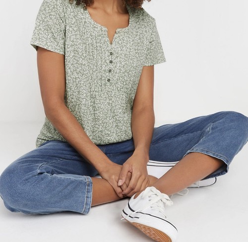 Ladies sage green - m&co, floral