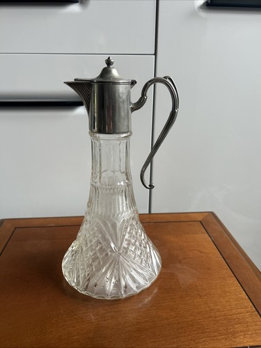 Antique silver plated claret - antique,