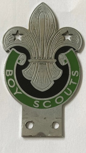 Vintage boy scouts car - boy,