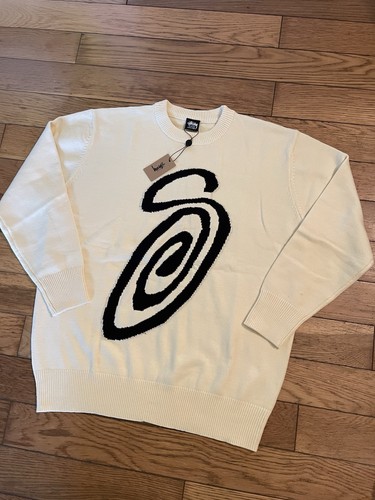 Stussy cream knit - stussy,