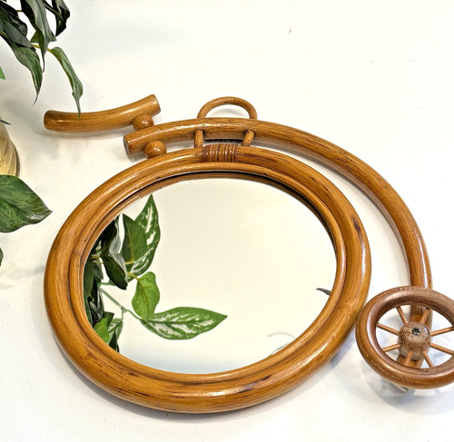 Vintage bamboo penny - bamboo, farthing