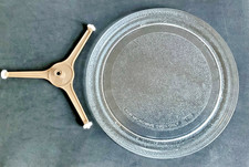 Microwave 9.5" (24cm) dia Glass Plate + 3 x Roller Turntable - Ex LG microwave