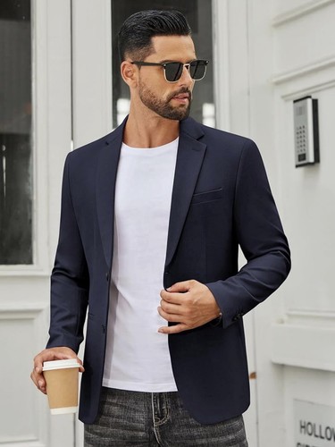 Mens navy blazer medium - medium, two