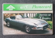 BT  Phonecard BTG 073  E type jaguar  cat £50