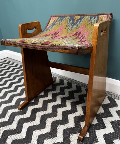 Arts crafts oak - arts, stool