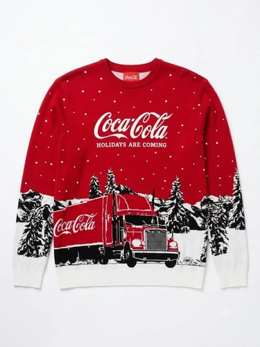 Coca cola christmas jumper - christmas,