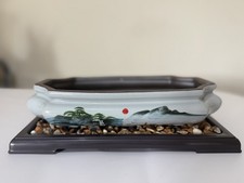 Large handmade ceramic - handmade, bonsai