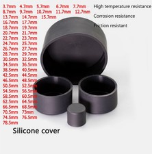 Black Round Silicone Rubber