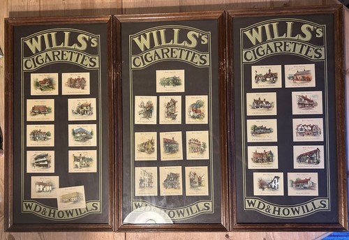 Wills cigarette cards framed - ,