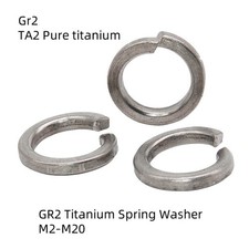 GR2 Titanium Spring Washers