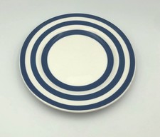 Swinnertons Somerset Blue Ironstone Blue & White Small Plate Striped 7.5cm