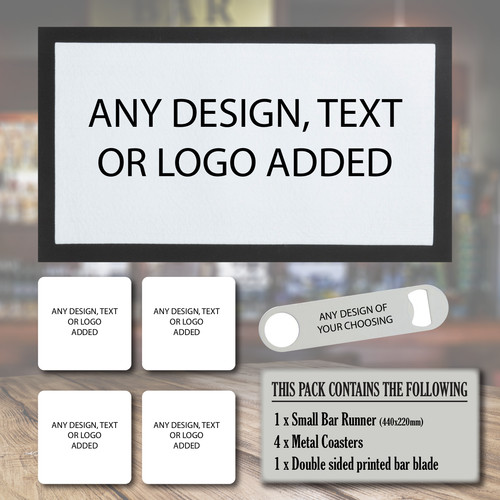 Personalised bar runner - personalised,