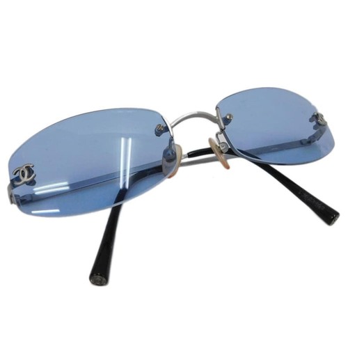 Chanel blue tinted silver - tinted, cc