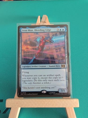 Mtg iron man bleeding edge - man,,