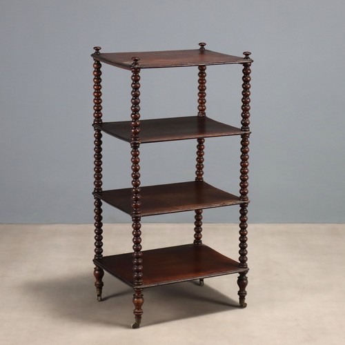 Antique etagere walnut painted - antique,