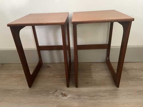 Vintage teak wood bedside - 2,