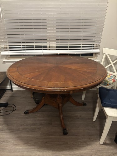 Solid oak dining table - solid,