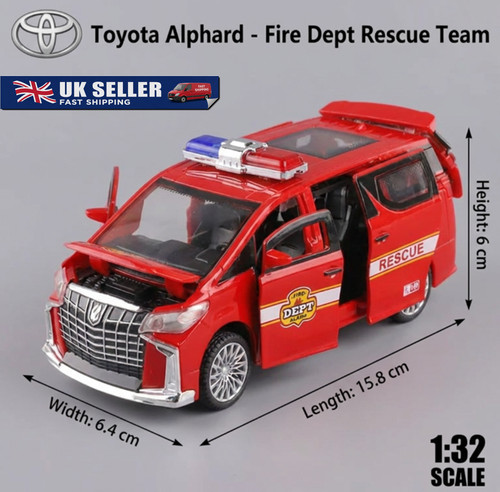 Toyota alphard police - 1/32,