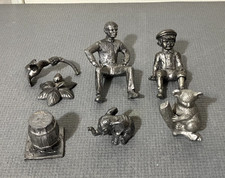 Lot (6) Pewter Figures -