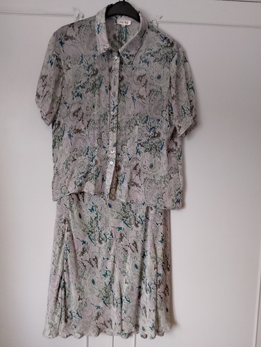 Patra silk skirt - silk, matching