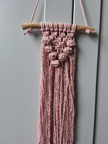 Handmade mini macrame wall - handmade,