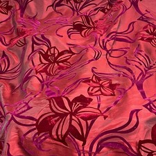 Luxury Velvet Flocked Dress