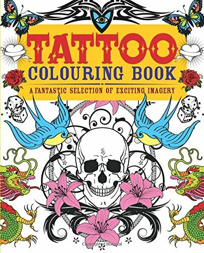 Tattoo colouring book a - colouring,