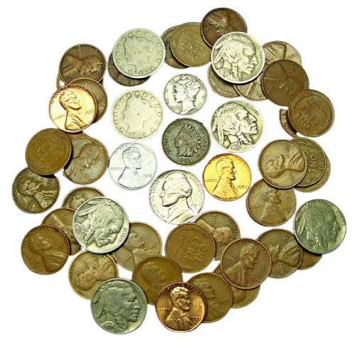 Old antique coins - coins,