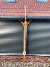 Vintage Original Wooden Surveyors Measuring Folding Staff Military