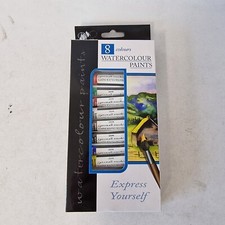Watercolour Paints - 8x 6ml - Chiltern Arts - New & Sealed - Free P&P - 8 Colour