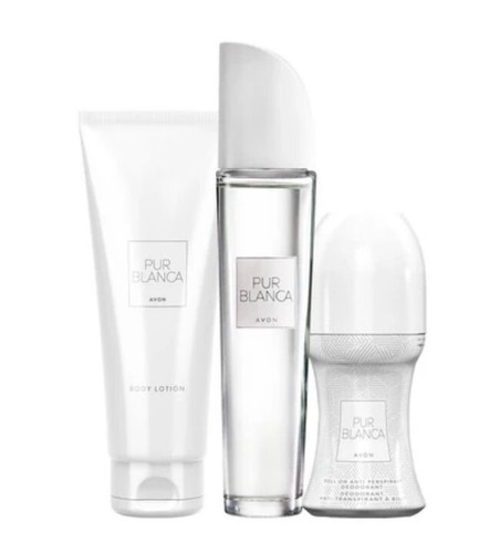 Avon pur blanca trio - gift, set