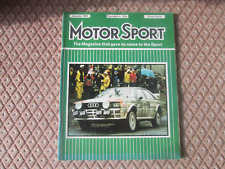 motorsport magazine january 1983 ford rs 1600i  toyota celica supra amg stratton