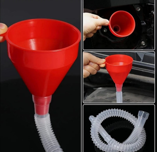 Car fuel funnel with hose - car,